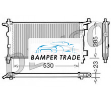 Радиатор охлаждение двигателя DENSO DRM20041 на Opel Corsa B (1993–2000)