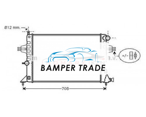 Заказать Радиатор OPEL ASTRA G 1.4-2.2 M T 98-06 в Казани