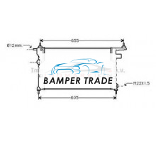 Радиатор OPEL CORSA 1.2-1.6 94-01