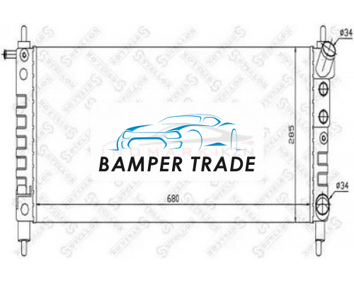 Заказать Радиатор охлаждение двигателя STELLOX 1026076SX на Opel Corsa B (1993–2000) в Казани