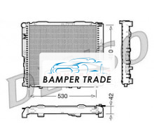 Радиатор двигателя DENSO DRM17034 на Mercedes-Benz E-klasse AMG I (W124) (1994–1996)