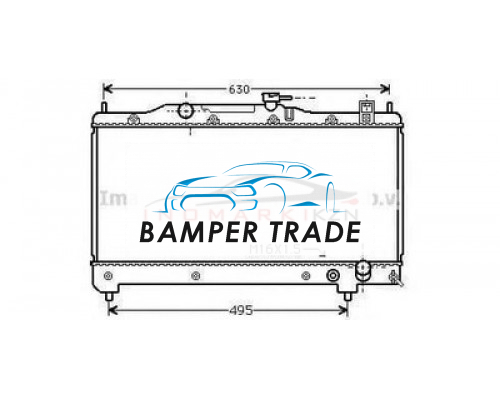 Купить Радиатор TOYOTA AVENSIS 2.0 M T 97-01 в Казани