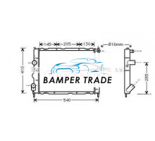 Радиатор RENAULT CLIO 1.0-1.6 98-00