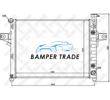 Радиатор охлаждение двигателя STELLOX 1025635SX на Jeep Grand Cherokee II (WJ) (1998–2004)