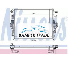 Радиатор VW TOUAREG PORSCHE CAYENNE 3.0 3.6 3.0TDi 10-