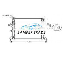 Радиатор OPEL ASTRA G 1.4-1.8 98-04