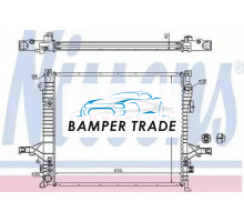 Радиатор двигателя NISSENS 65613A на Volvo XC90 I (2002–2006)