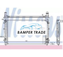 Радиатор двигателя NISSENS 60493A на Audi A8 I (D2) (1994–1999)