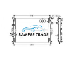 Радиатор FORD MONDEO IV 2.0D 2.5D 4.4 3.2 2.5 2.4D 3.2 2.4D