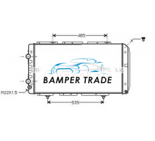 Радиатор PEUGEOT BOXER 2.0 1.9D-2.8TD 94-