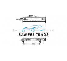 Радиатор MB W202 1.8-2.3 93-01