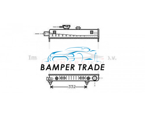 Заказать Радиатор MB W202 1.8-2.3 93-01 в Казани