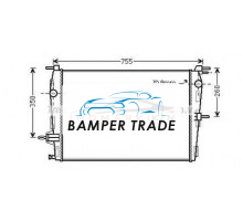 Радиатор RENAULT MEGANE KANGOO FLUENCE 1.6 08-