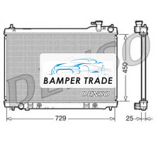 Радиатор охлаждение двигателя DENSO DRM46100 на Infiniti FX I (S50) (2002–2006)