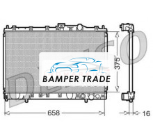 Радиатор двигателя DENSO DRM45002 на Mitsubishi Lancer VII (1995–2000)