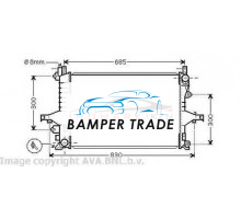 Радиатор VOLVO S80 2.0-2.5 M T 97-