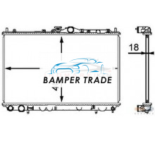 Радиатор MITSUBISHI CARISMA 1.6-1.8 95-07