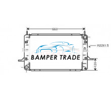 Радиатор FORD SIERRA 2.0 2.9 87-94