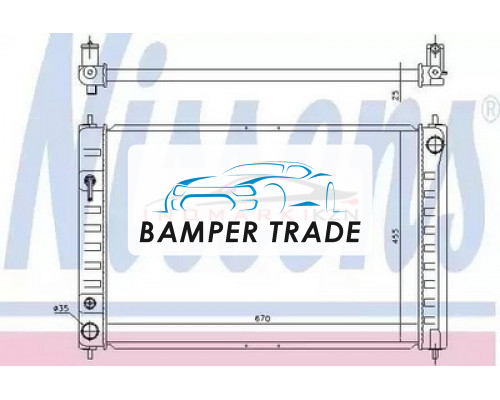 Заказать Радиатор NISSAN MURANO 3.5 A T 09- в Казани
