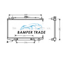 Радиатор NISSAN MAXIMA QX 2.0 3.0 94-01 на Nissan Cefiro II (A32) (1994–2000)