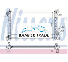 Радиатор двигателя NISSENS 62075A на Ford Focus I (1999–2004)