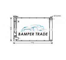 Радиатор LEXUS RX 330 3.3 03-07