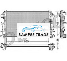 Радиатор MB SPRINTER 1.8-3.5D A T 06- на MERCEDES SPRINTER 906