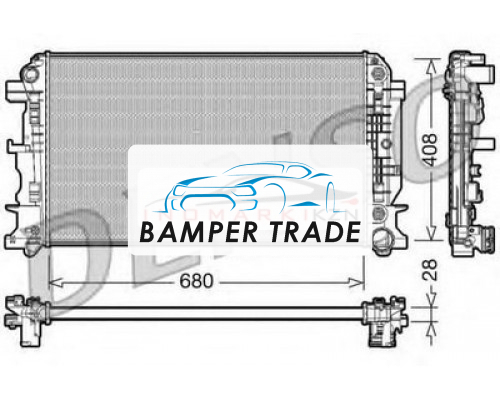 Купить Радиатор MB SPRINTER 1.8-3.5D A T 06- на MERCEDES SPRINTER 906 в Казани