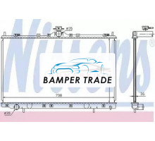 Радиатор MITSUBISHI GRANDIS 2.4 04- на Mitsubishi Grandis (2003–2011)
