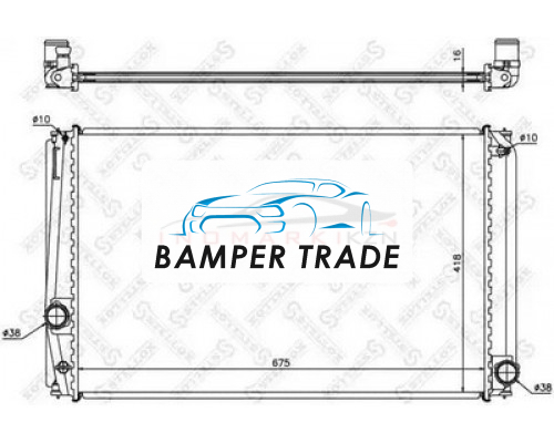 Заказать Радиатор охлаждение двигателя STELLOX 1026325SX на Toyota RAV 4 III (XA30) (2005–2010) в Казани