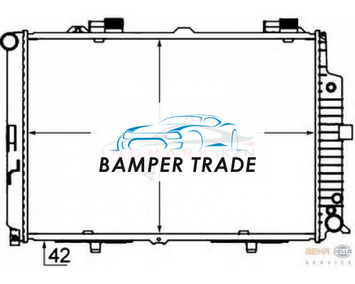 Купить Радиатор MB W210 3.0TD 96-00 в Казани